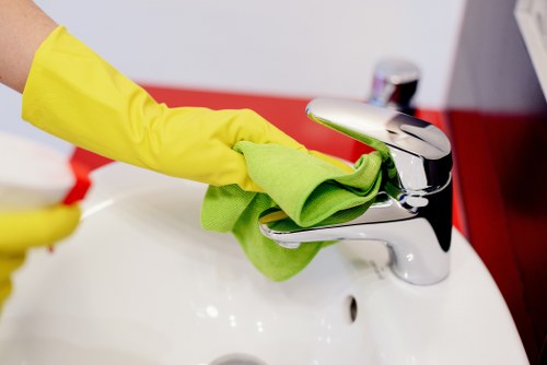 Professional upholstery cleaning in a Dalston living room