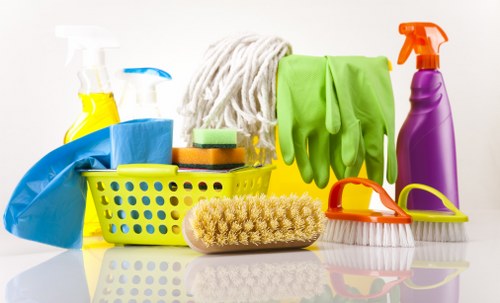 Professional carpet cleaning process in a Dalston commercial property